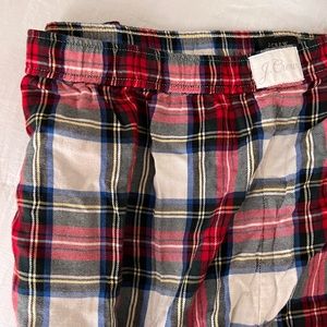 J crew plaid tartan jogger pajama pants plus size 3X
